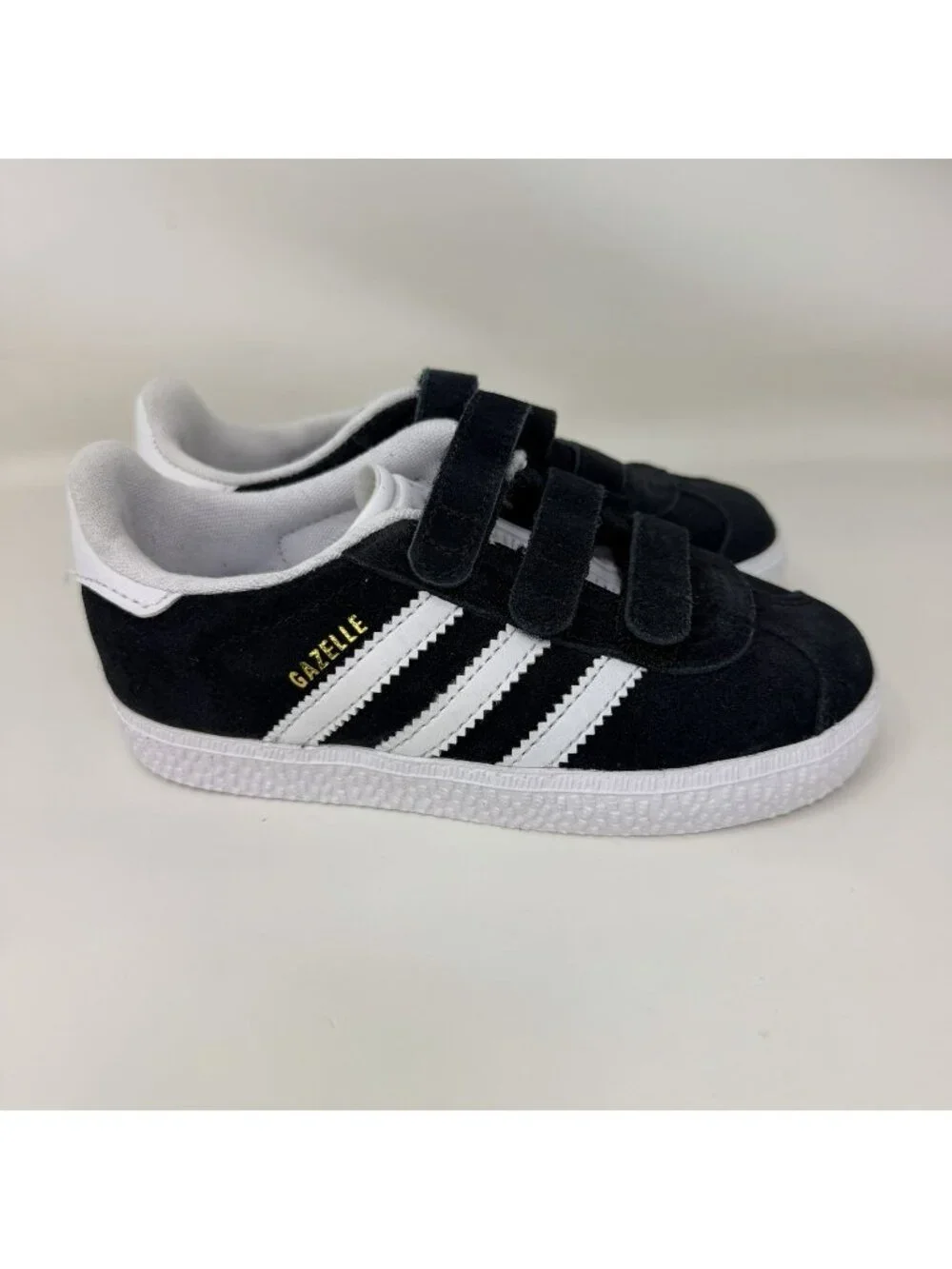 Adidas Gazelle CF I Athletic Shoes Black White Toddler Size 85
